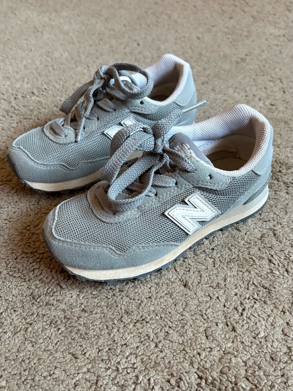 New Balance Kids Light Gray Classic Lace-Up Sneakers